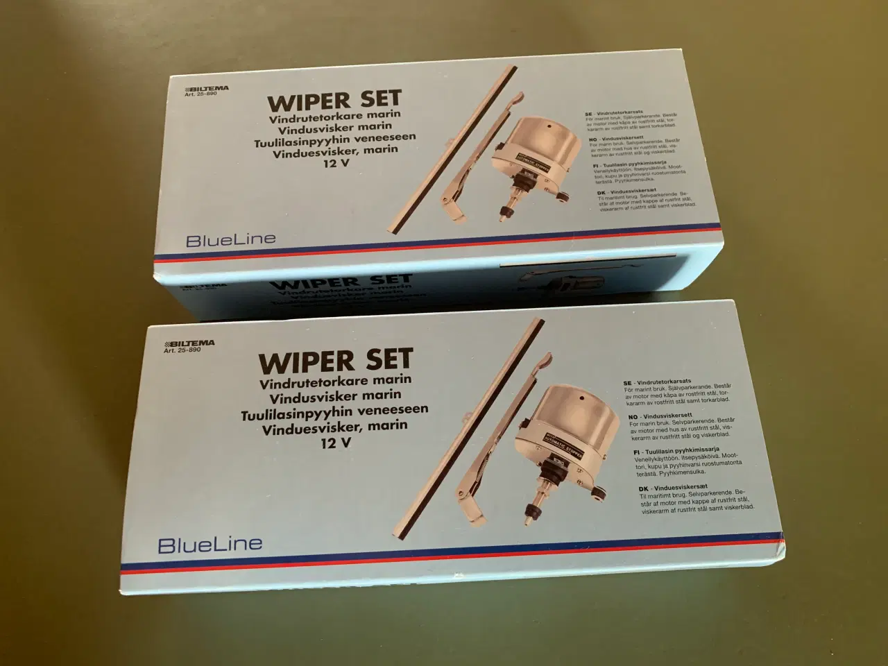 Billede 1 - Viskermotor med arm og viskerblad
