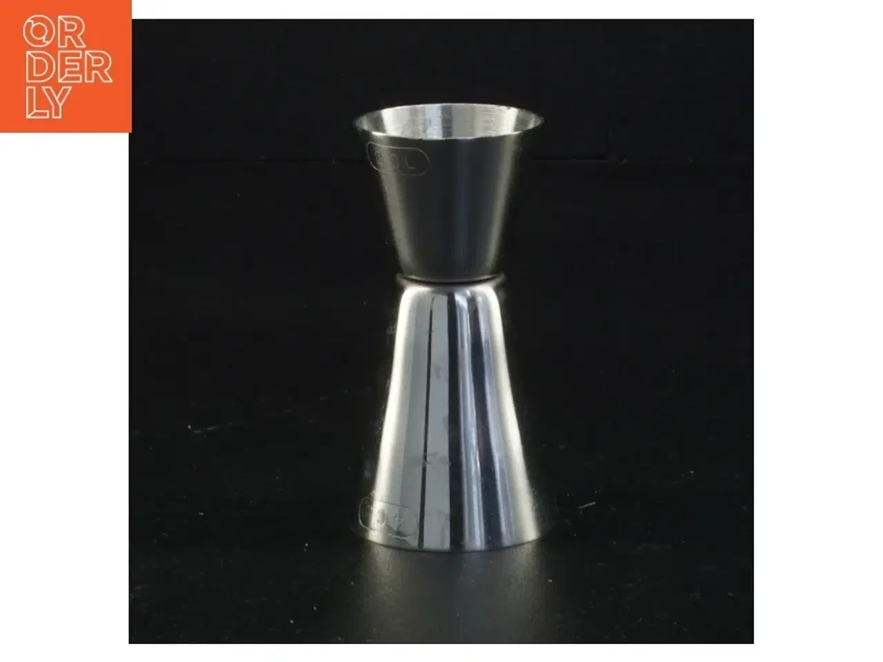 Billede 1 - Rustfrit stål centilitermål (str. 8 og en halv cm x 4 og en halv cm)