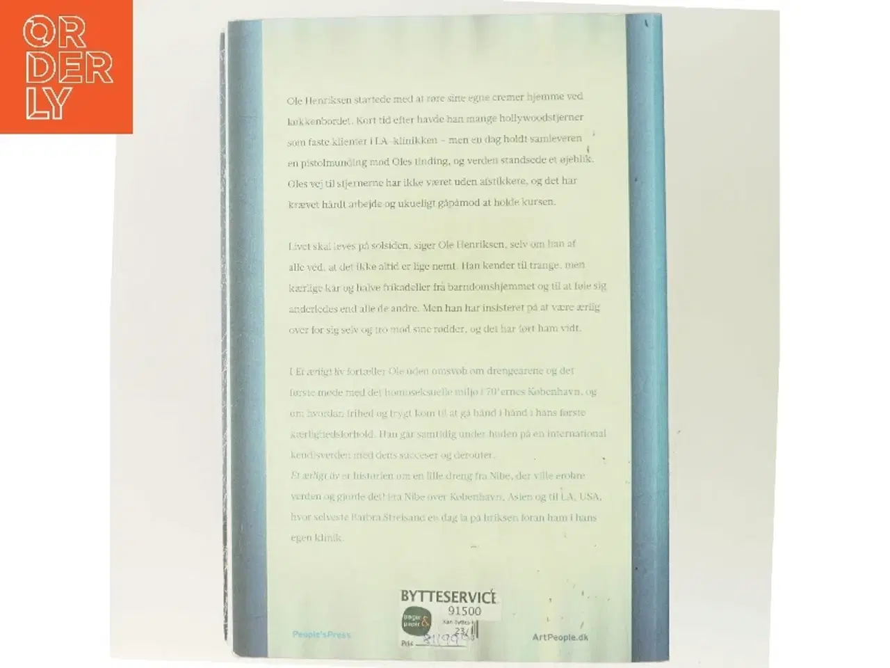 Billede 3 - Et ærligt liv af Ole Henriksen (Bog)