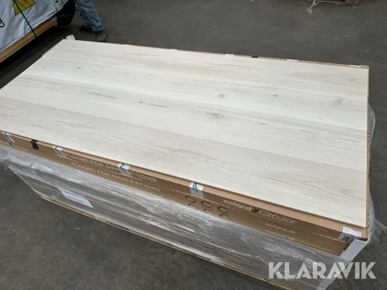 Billede 3 - Gulv Moland Pine Cork Plank Northern White 104,64 m2