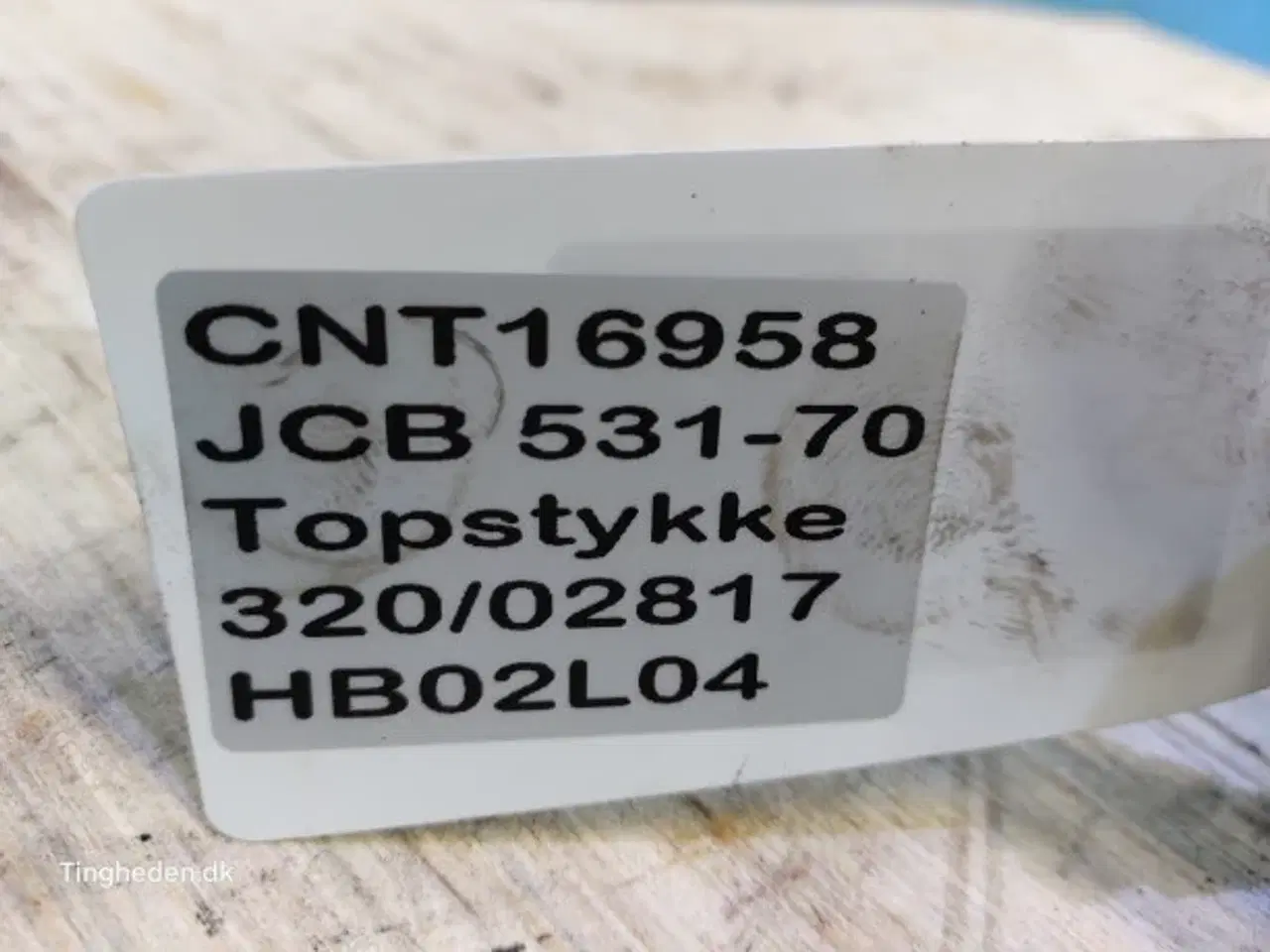 Billede 22 - JCB 531-70 Topstykke 320/02817