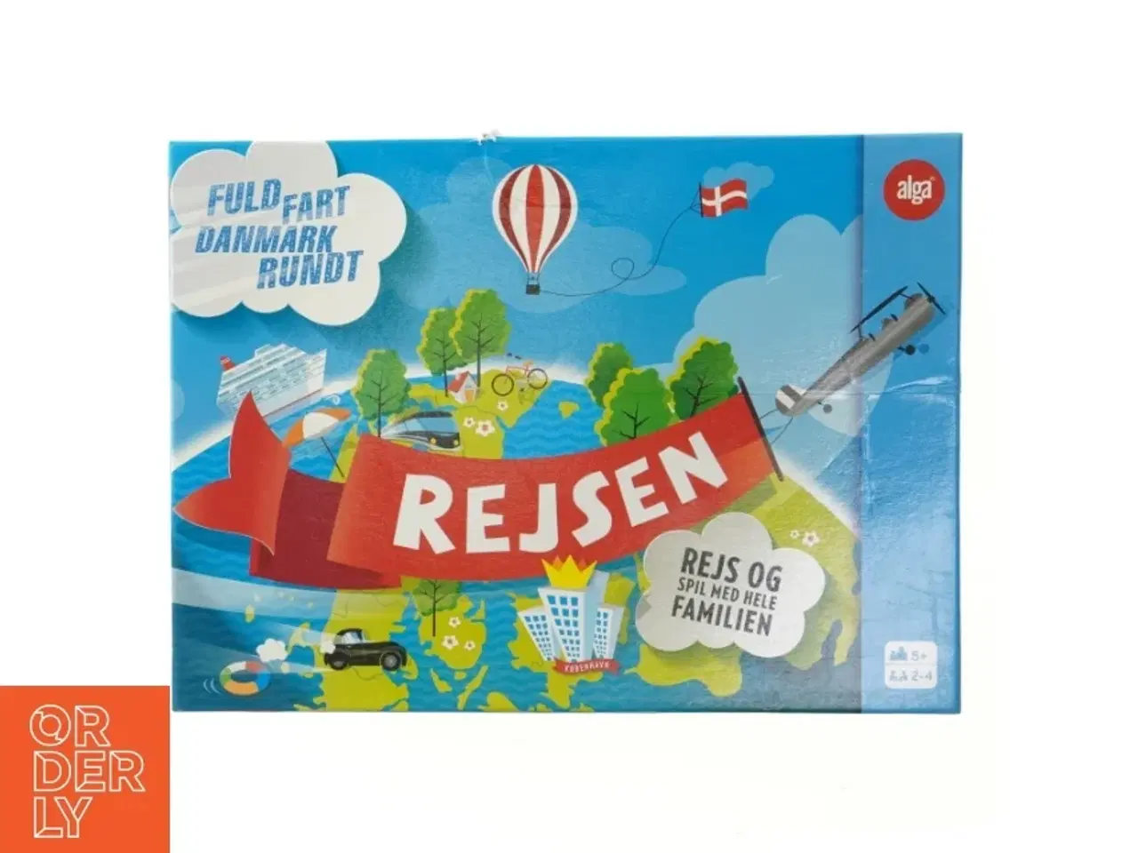 Billede 1 - Brætspil &#39;Rejsen Rundt i Danmark&#39; fra Alga