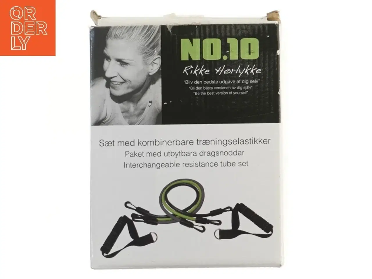 Billede 1 - Træningselastik sæt med håndtag (str. 152 cm)