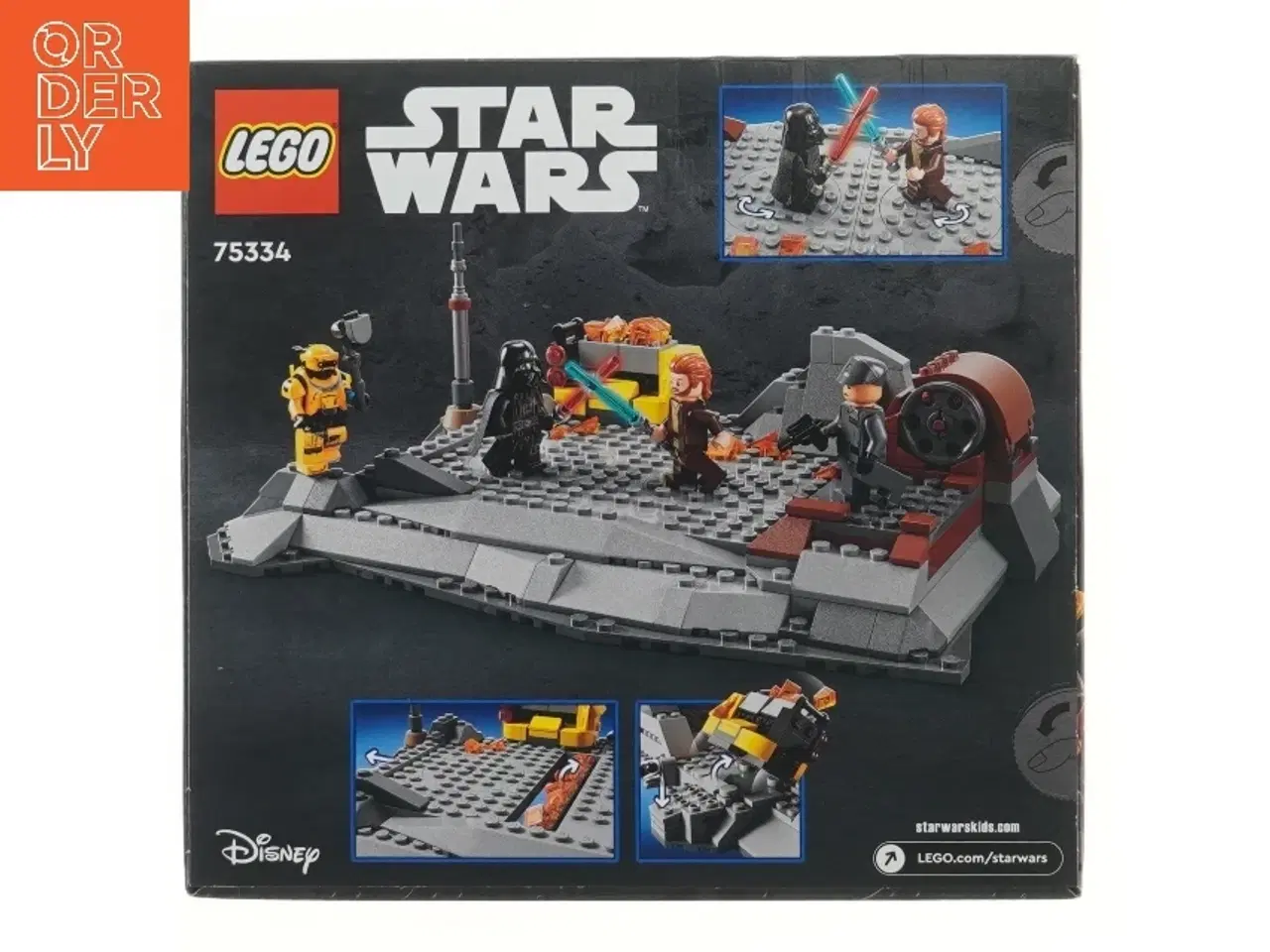 Billede 2 - LEGO Star Wars Obi-Wan Kenobi vs. Darth Vader sæt fra Lego (str. 28x26 cm)