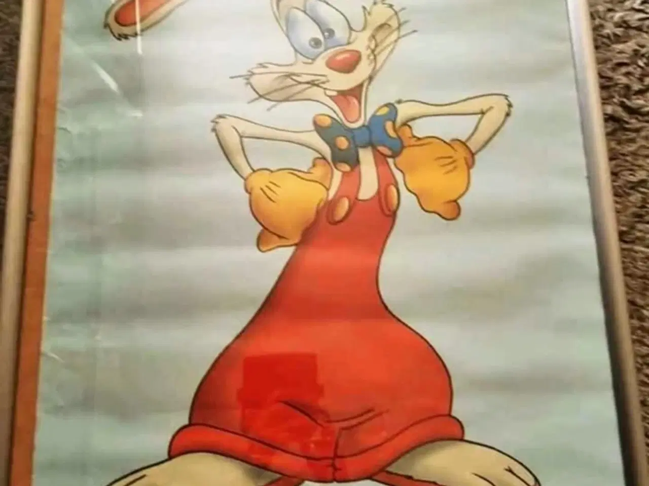 Billede 2 - Who Framed Roger Rabbit promotion plakat 1988 
