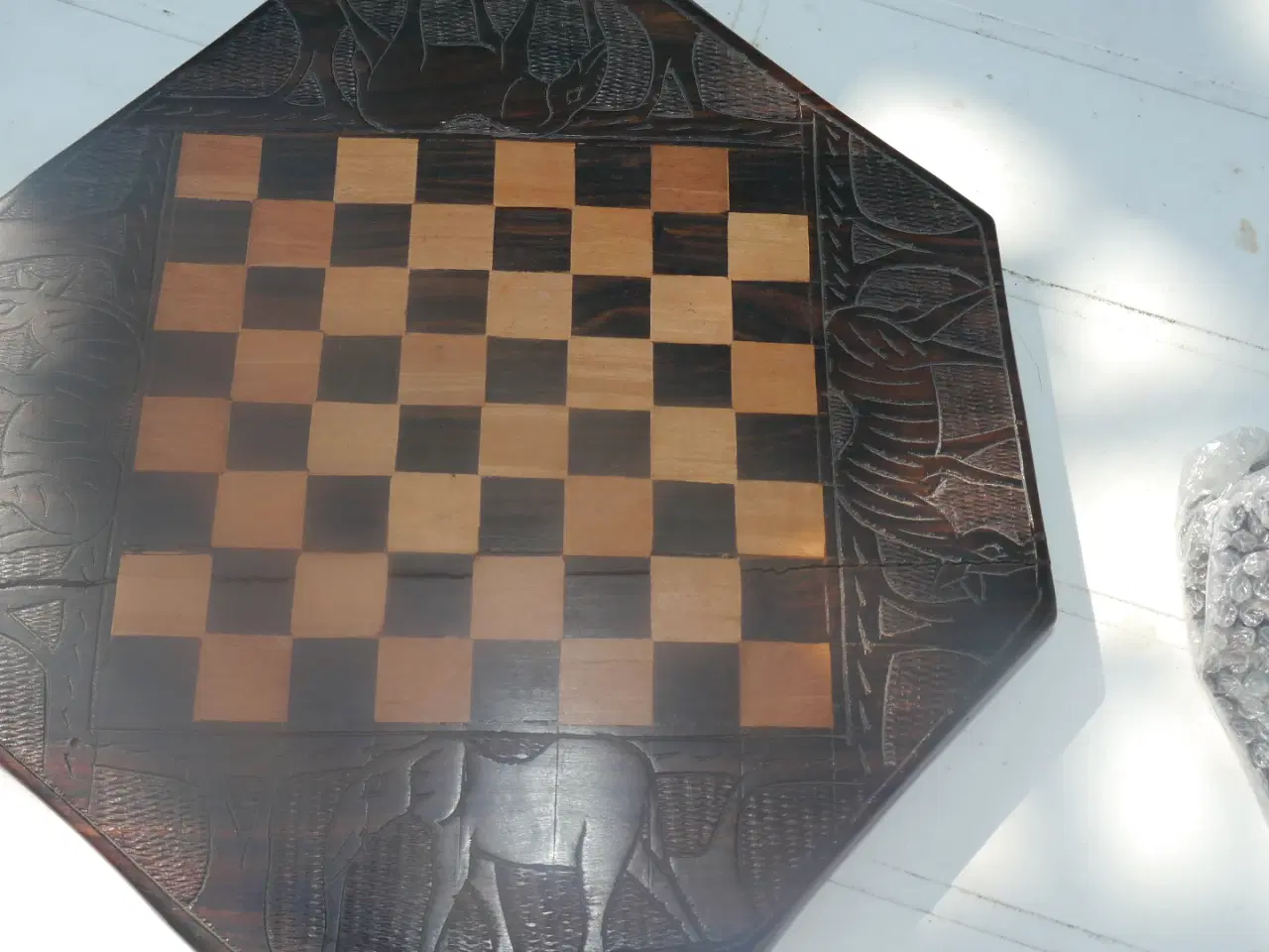 Billede 6 - Afrika skakspil Unikt skakbræt - C