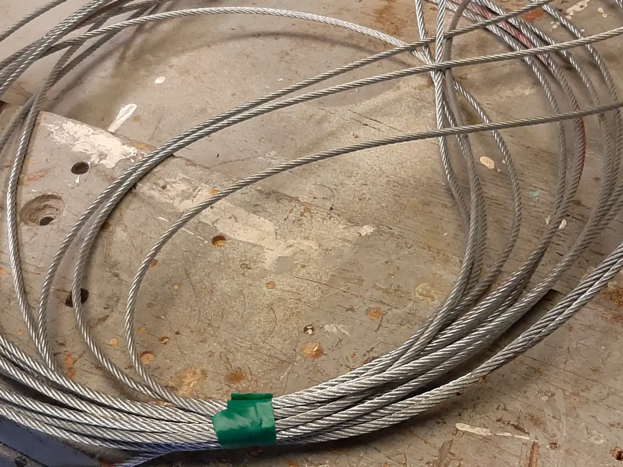 Billede 2 - Spil wire, 1 stk ø4 og 1 stk ø5,5