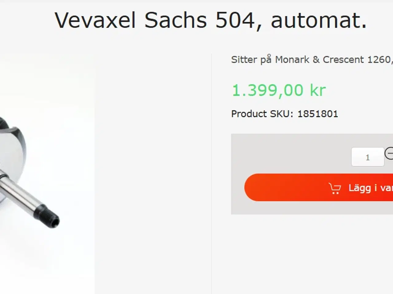 Billede 4 - Sachs 504 krumtap