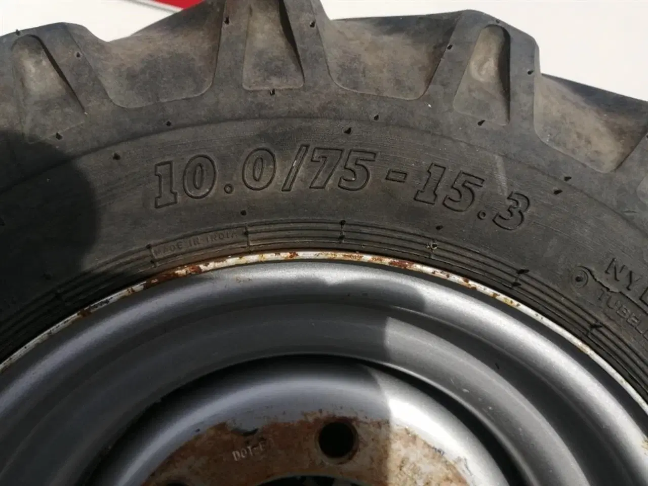 Billede 2 - - - - 10.0/75x15,3 med fælge og 6 hulsnav