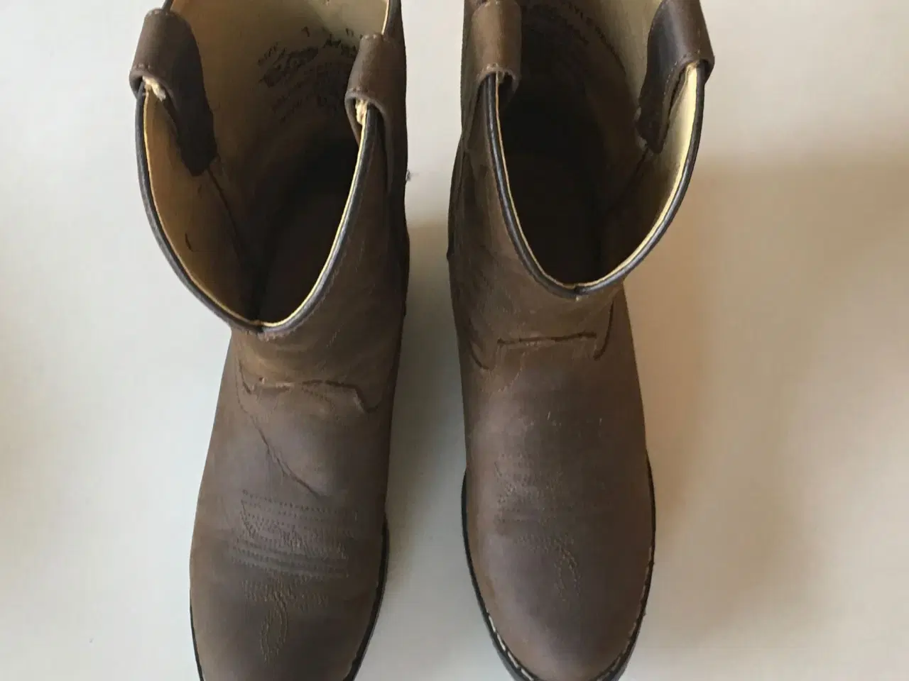 Billede 2 - Brune læderstøvler