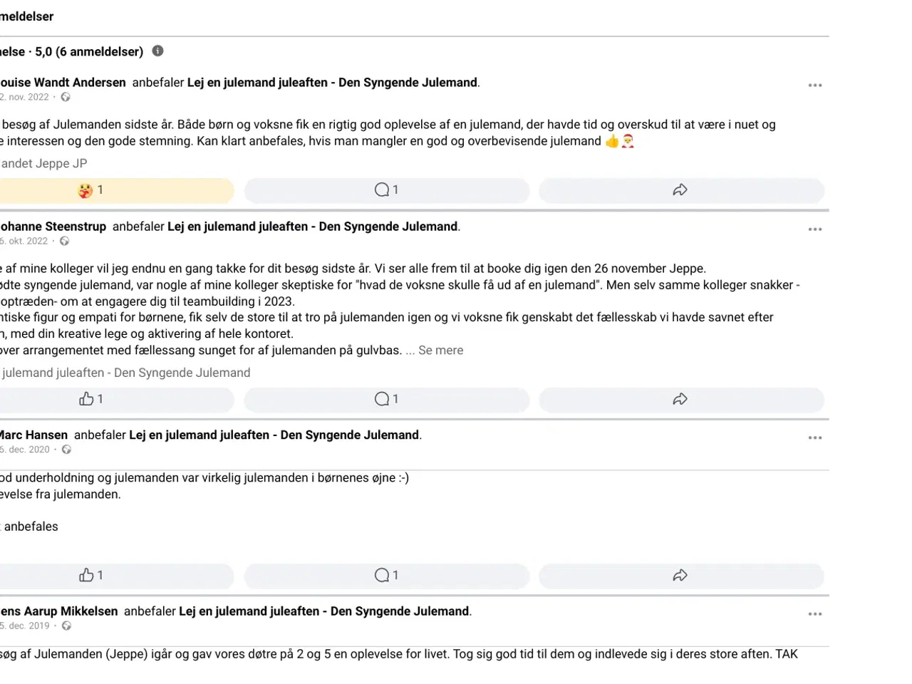 Billede 6 - Lej en julemand juleaften - Den syngende julemand