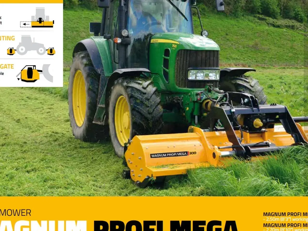 Billede 7 - McConnel Magnum Profi Mega 300 HD-rotor er standard