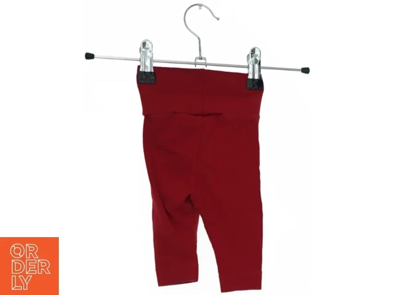 Billede 2 - Røde leggings med juletræer fra H&M (str. 50)