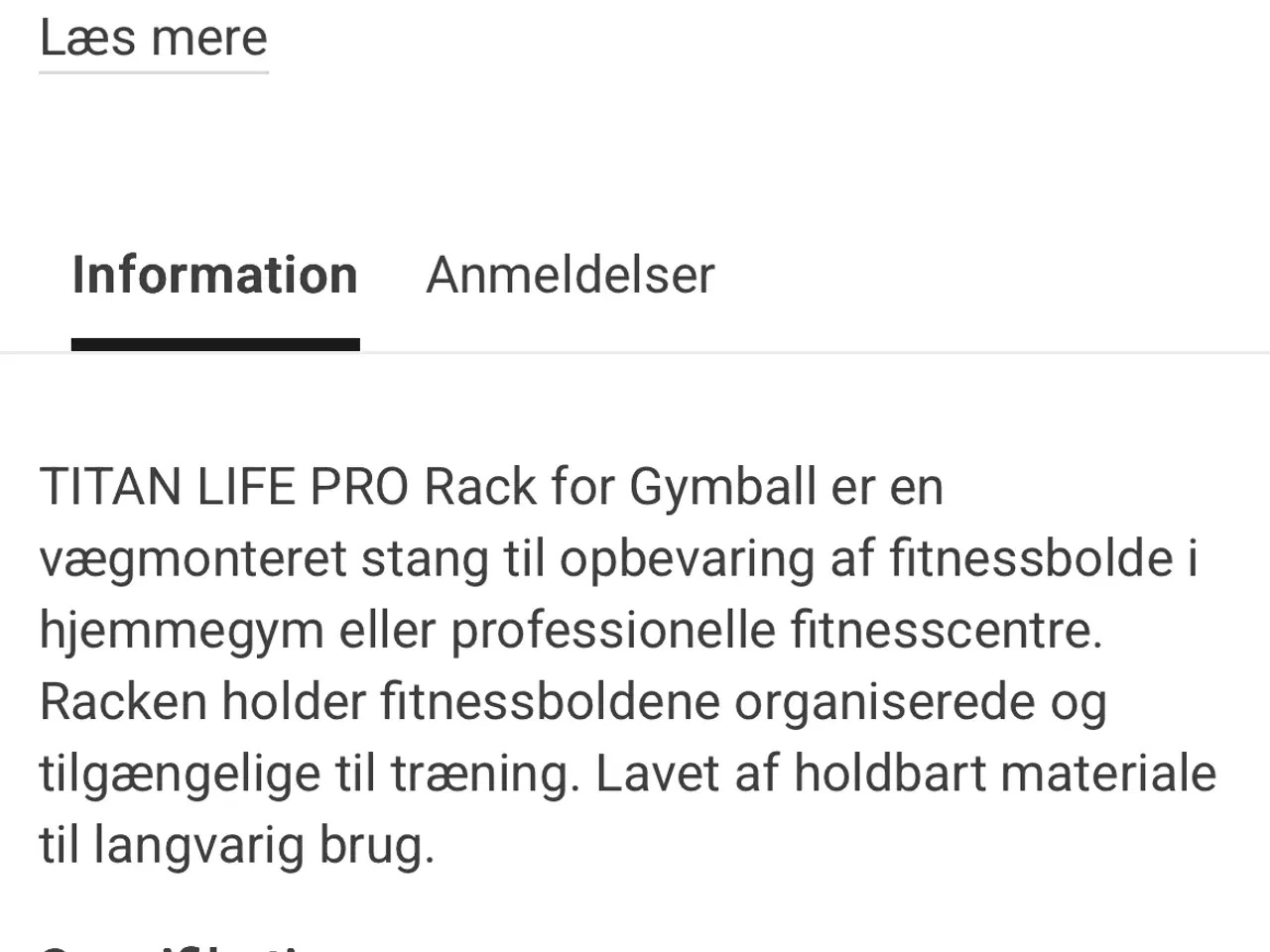 Billede 2 - Holder til fitness bold