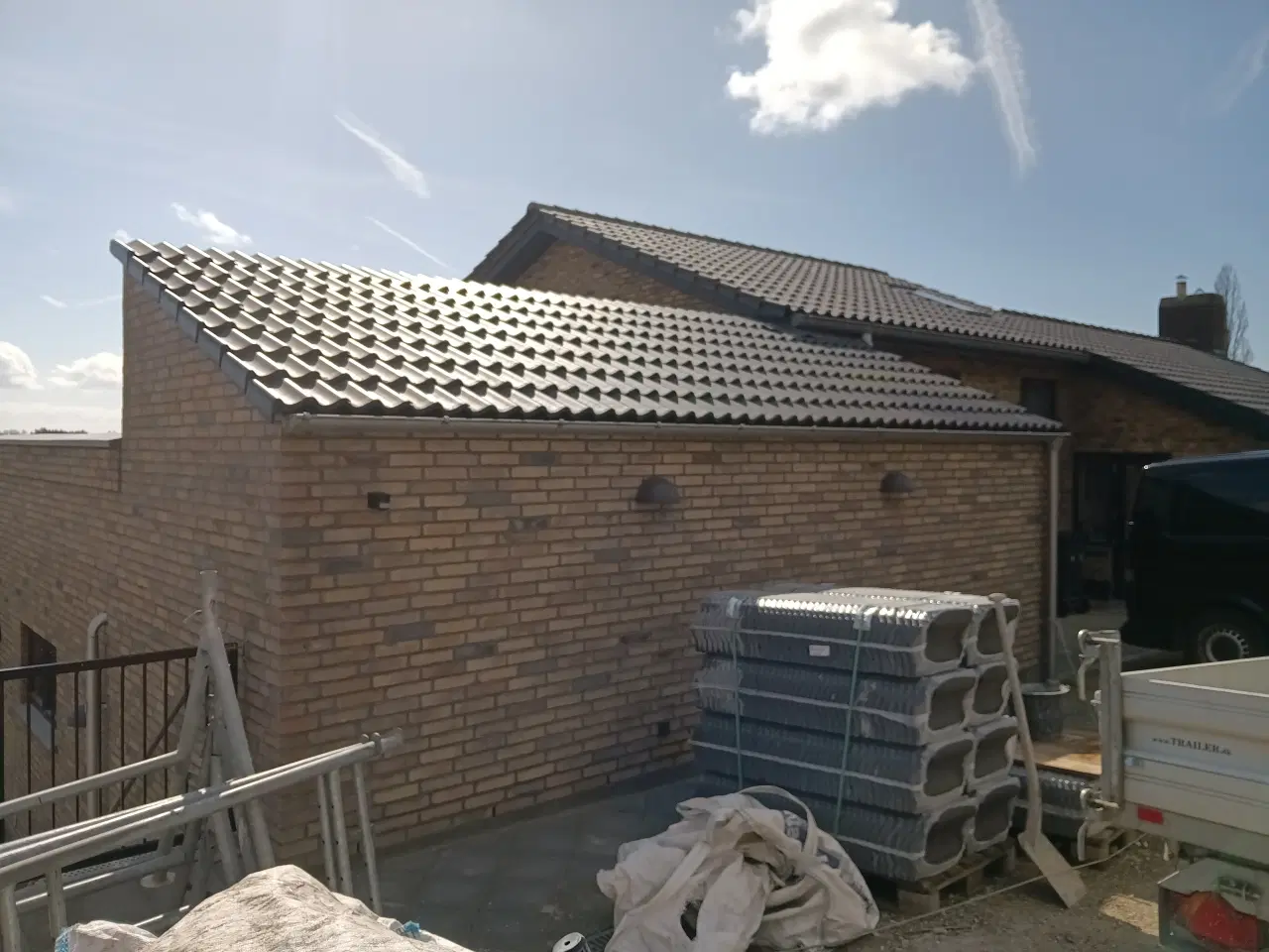 Billede 5 - Ibf sort beton tagsten 