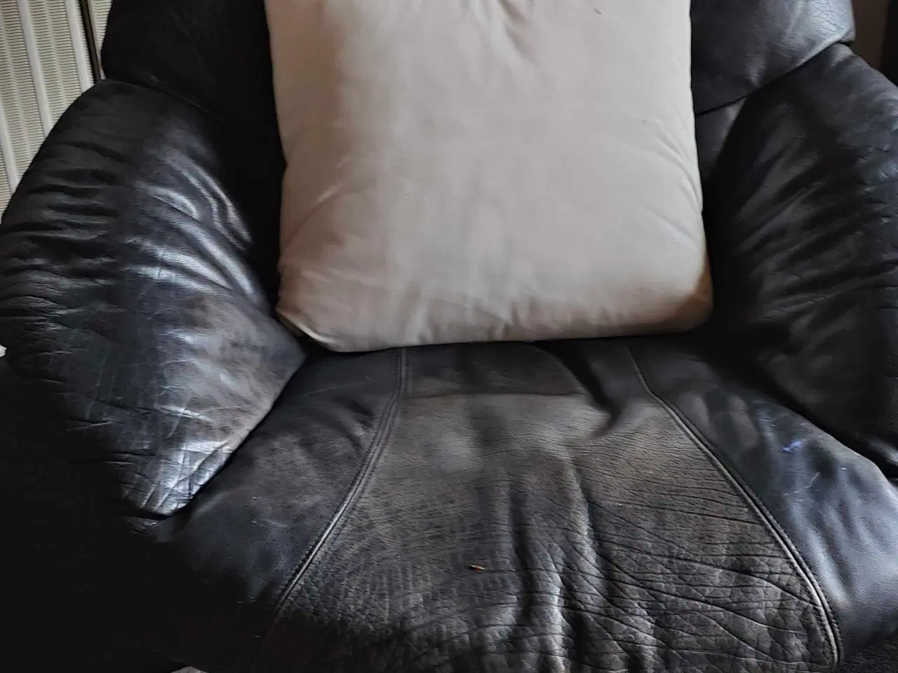 Billede 9 - 2 lædersofa og en lænestol