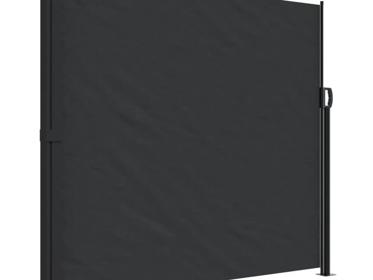 Billede 2 - Sidemarkise 180x300 cm sammenrullelig sort