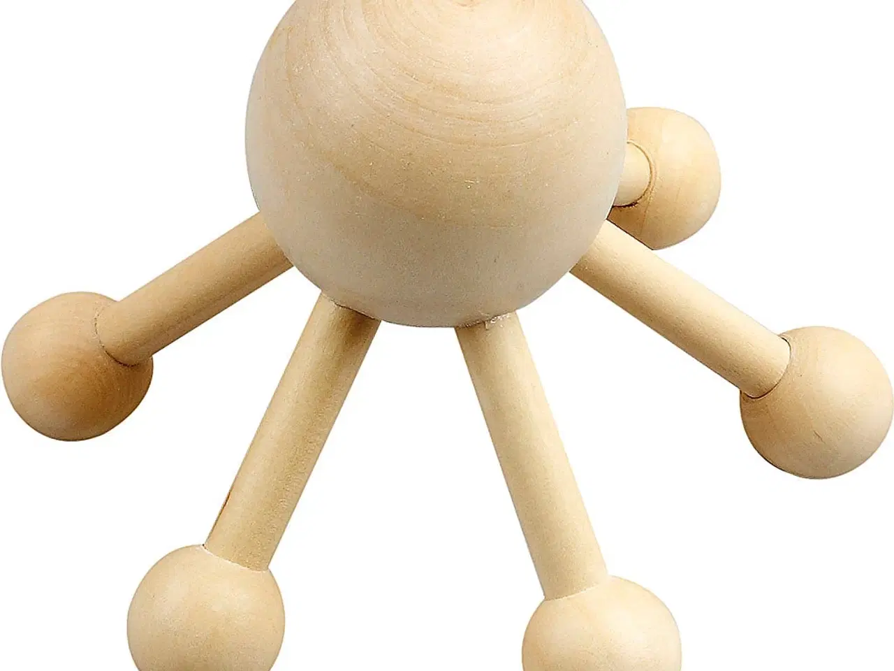 Billede 1 - Håndlavet Massage-edderkop i Træ - Effektiv Afslapning