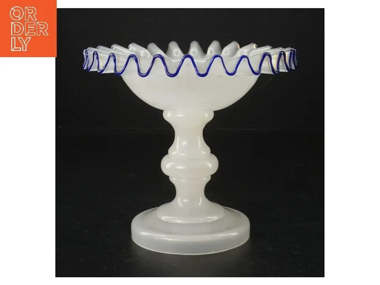 Billede 1 - Glasfad på fod (str. Ø. 15 cm)