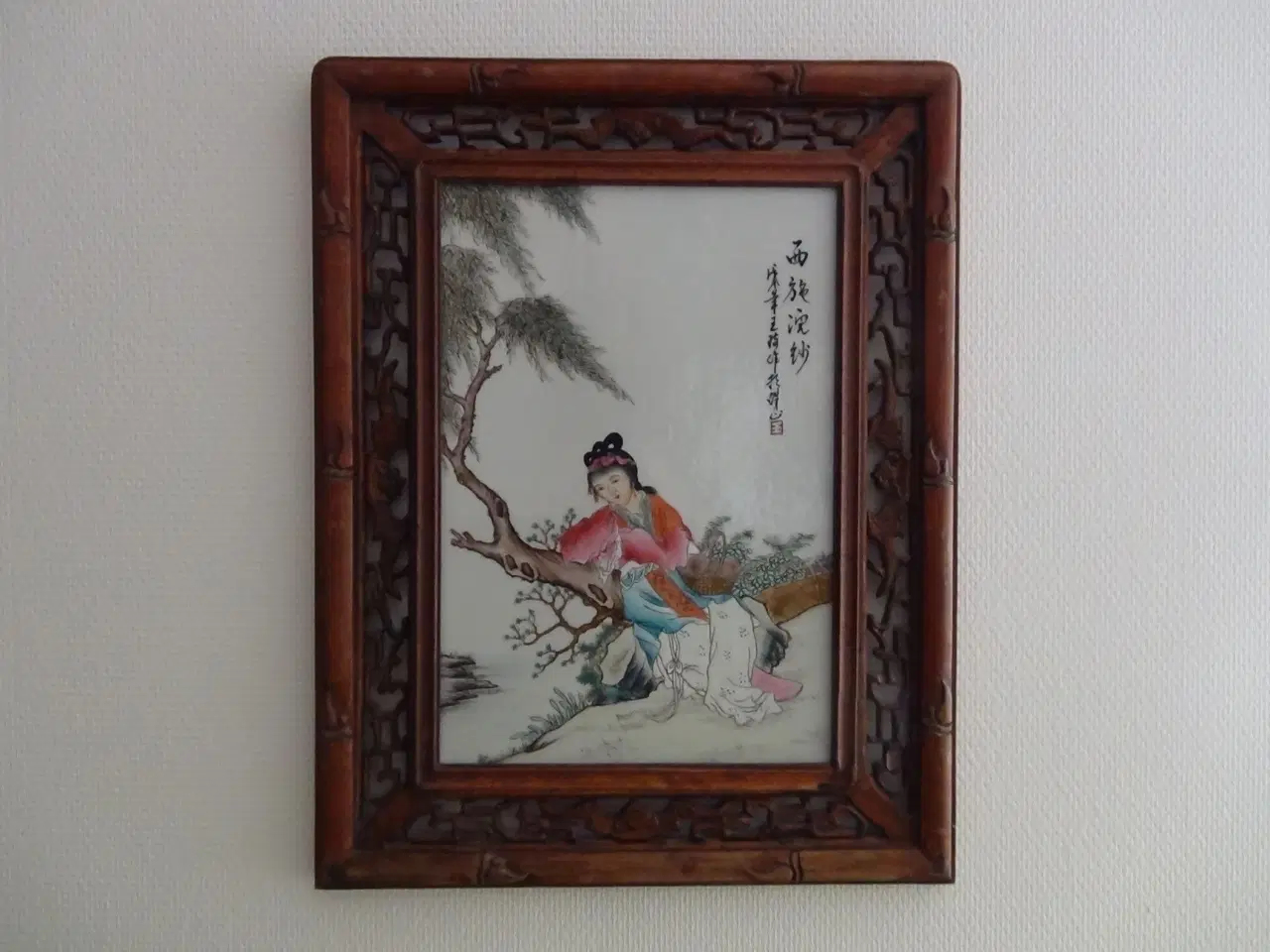 Billede 1 - Kinesisk glasmaleri.