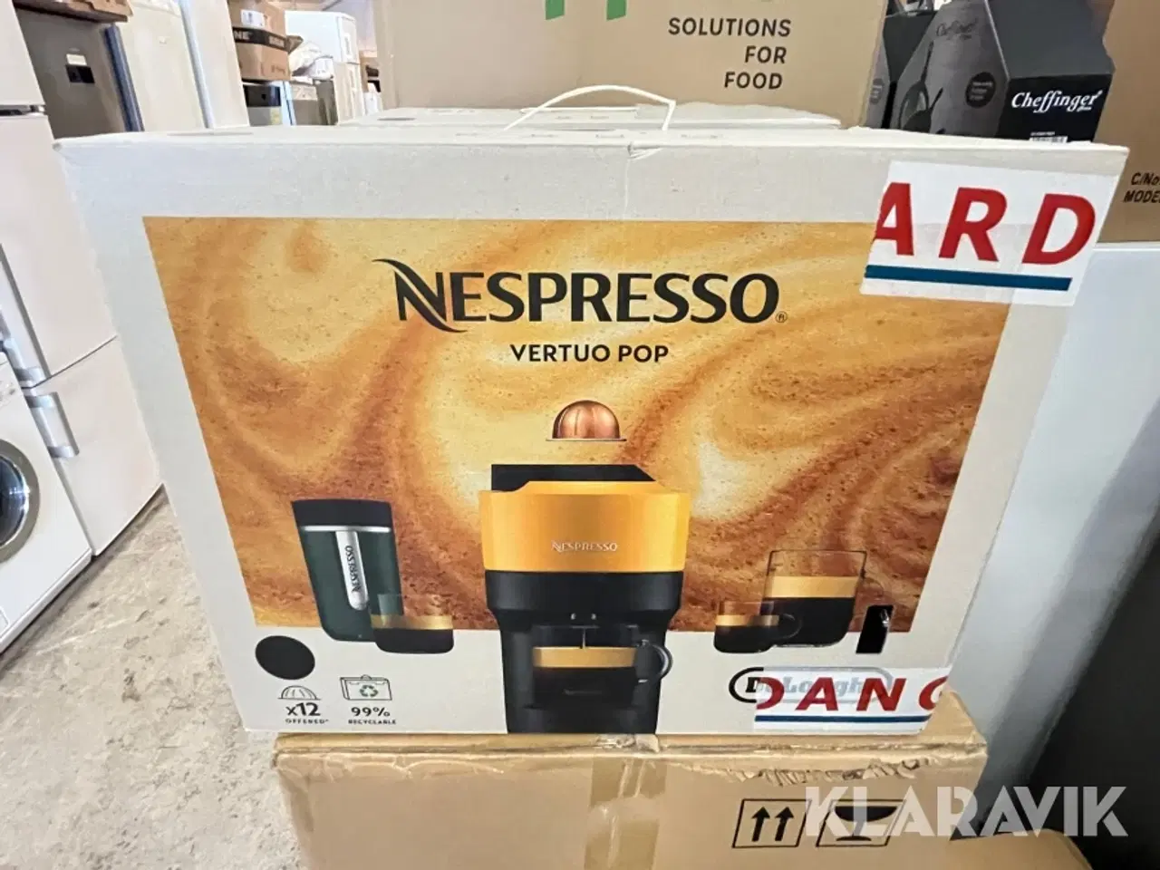 Billede 1 - Nespresso maskine Nespresso DeLonghi vertuo pop