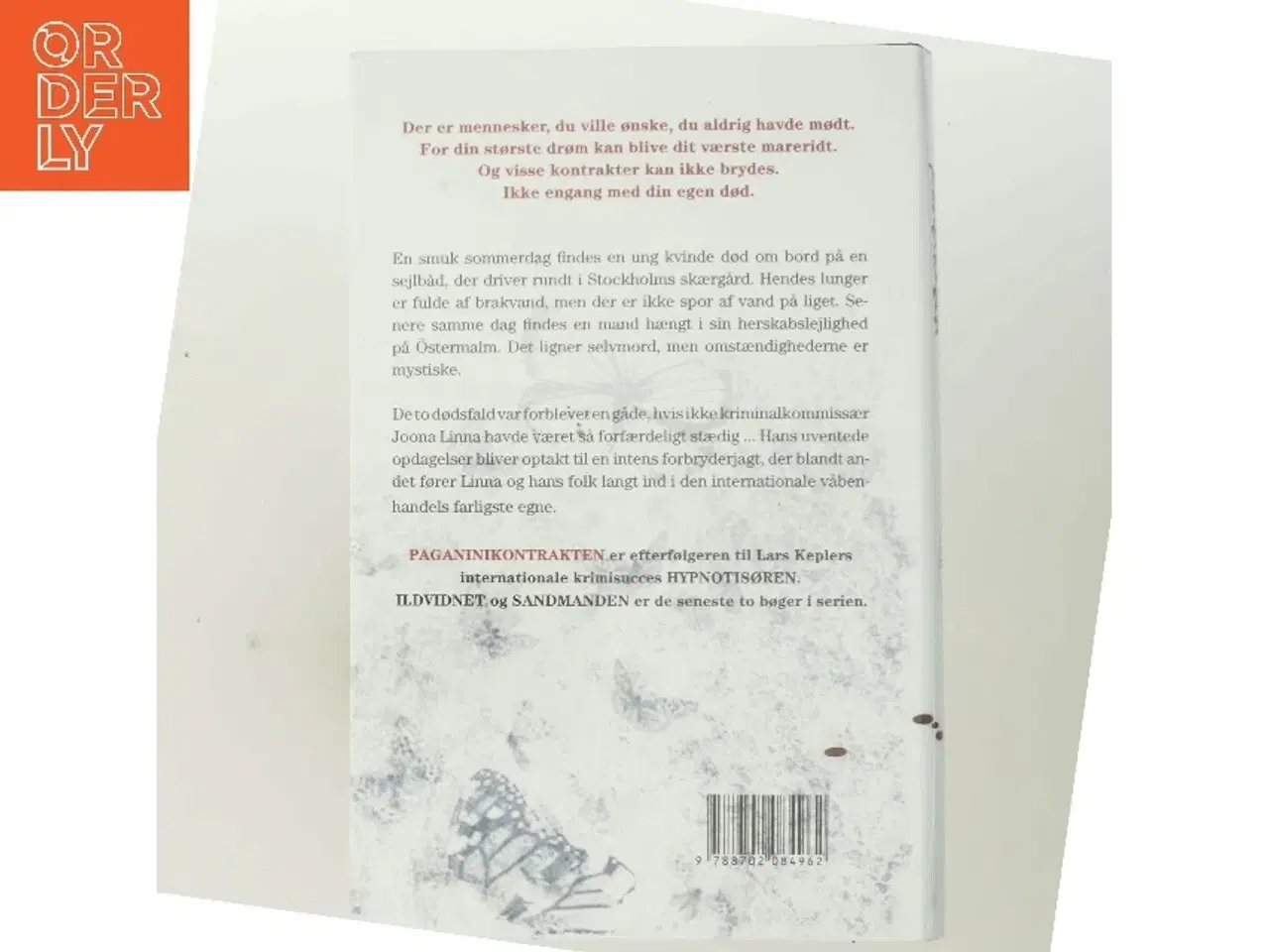 Billede 3 - Paganinikontrakten : Kriminalroman (Danish Language) af Lars Kepler (Bog)