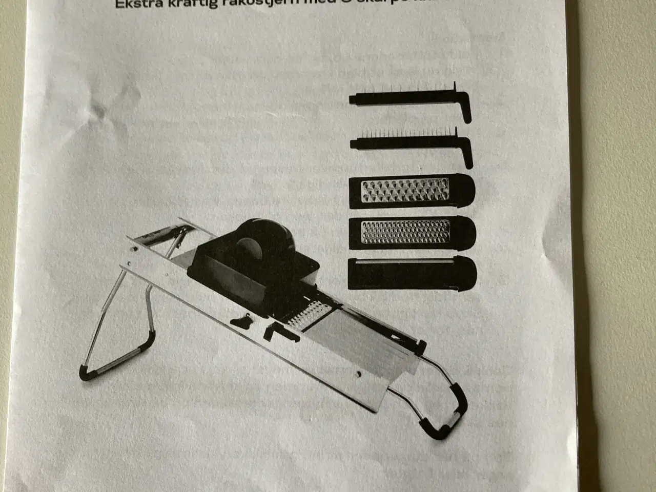 Billede 1 - Mandolinjern med 5 knive
