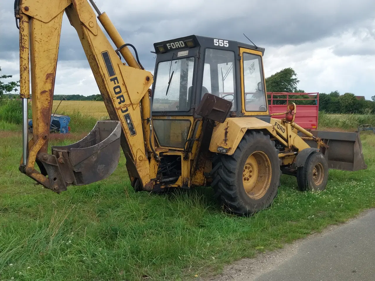 Billede 5 - Ford 555 rendegraver 