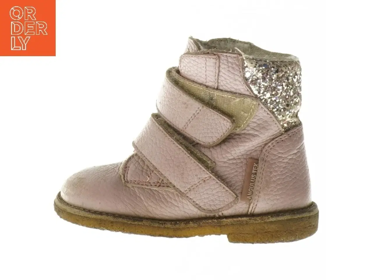 Billede 1 - Børnestøvler i lyserød glitter (str. 21 )
