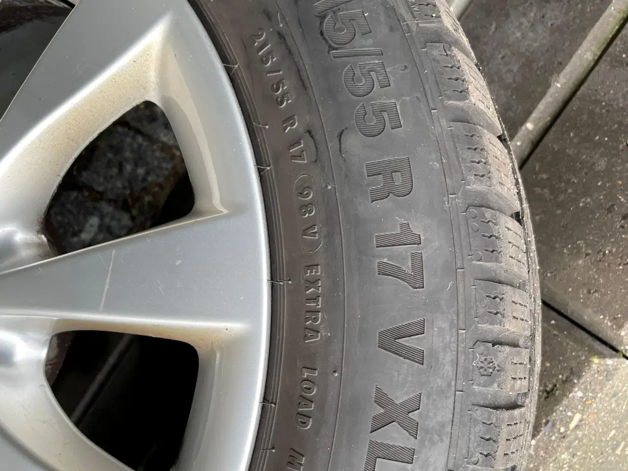 Billede 3 - Originale Audi A6 alu fælge med vinterdæk.