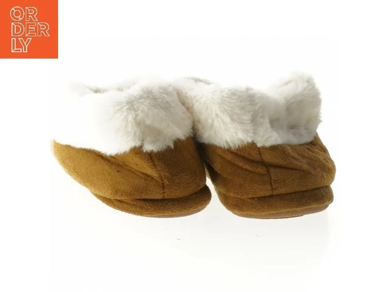Billede 3 - Brune hjemmesko med plysfor (str. 39 )