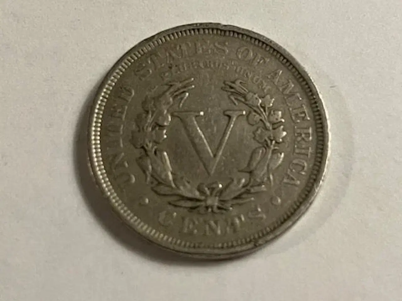 Billede 2 - Five Cents 1904 USA