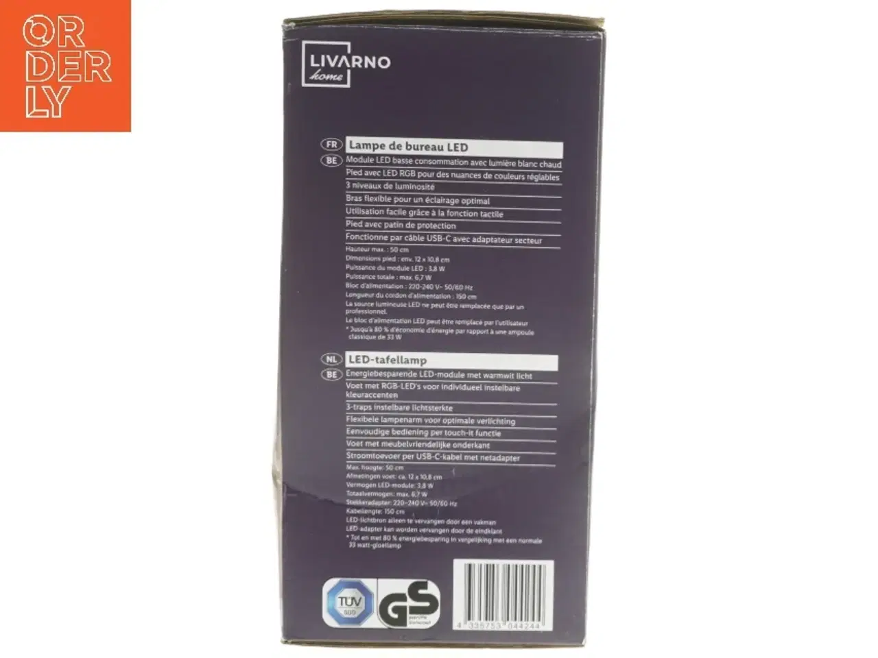 Billede 5 - Livarno LED bordlampe fra Livarno (str. 50 cm)