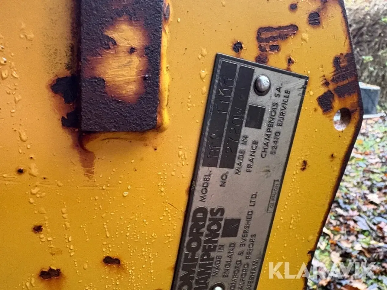 Billede 9 - Slagleklipper Bomford Champenois S.A. BTG 1100