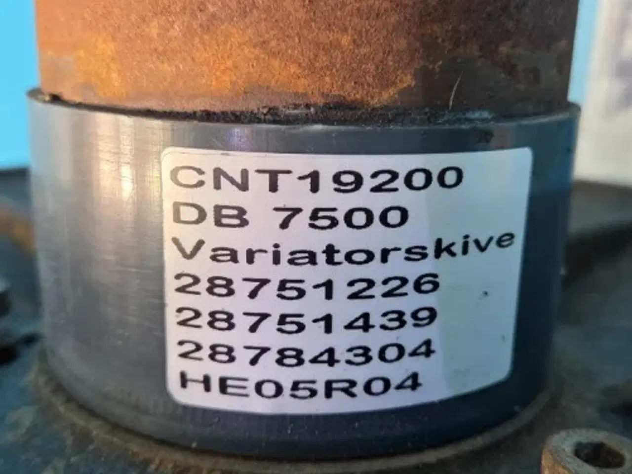 Billede 12 - Dronningborg D7500 Variatorskive 28751226