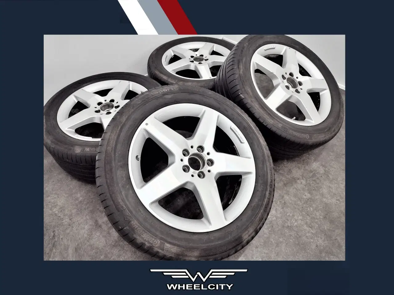 Billede 1 - 5x112 19" ET59 AMG US sommersæt inkl. TPMS