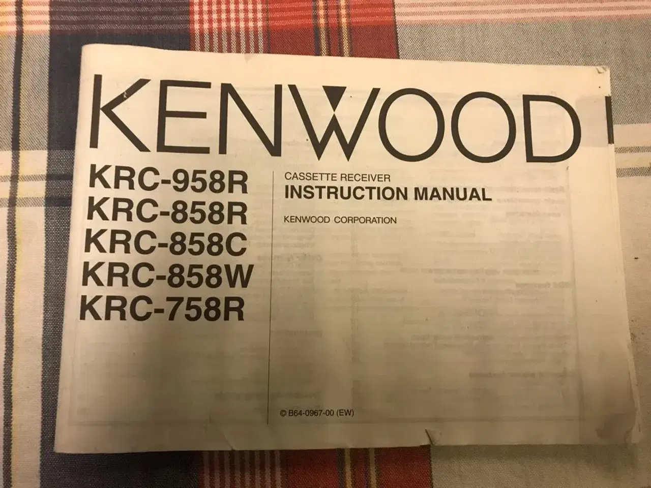 Billede 1 - Kenwood KRC-758R