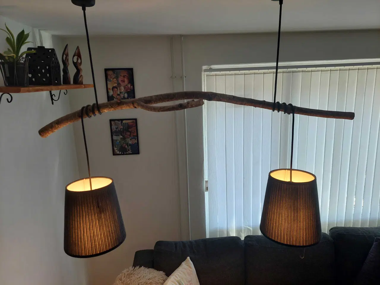 Billede 2 - Hjemmelavet spisebordslampe 