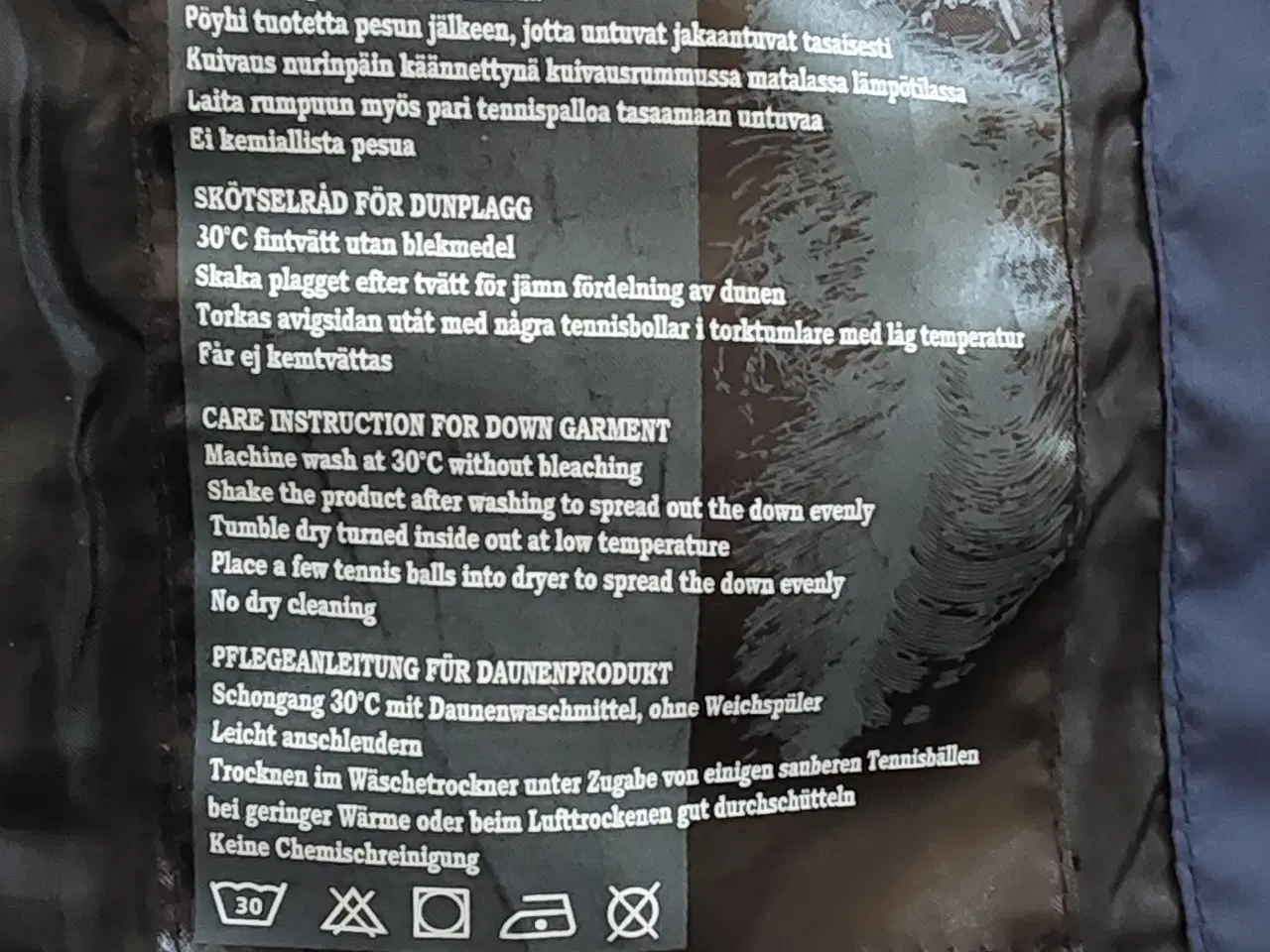 Billede 5 - Dunfrakke Icepeak med aftagelig hætte str. 38