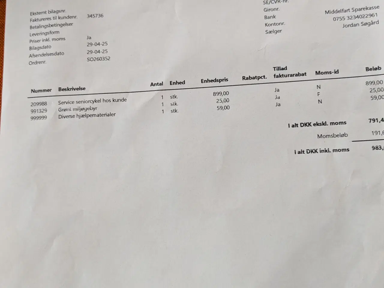 Billede 4 - Lindebjerg Senior elcykel 