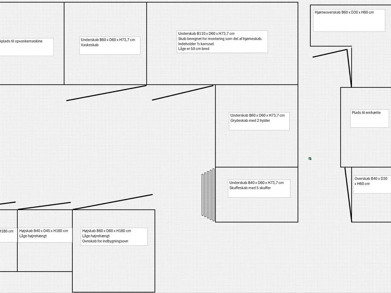 Billede 9 - Vintage køkken med fyldningslåger