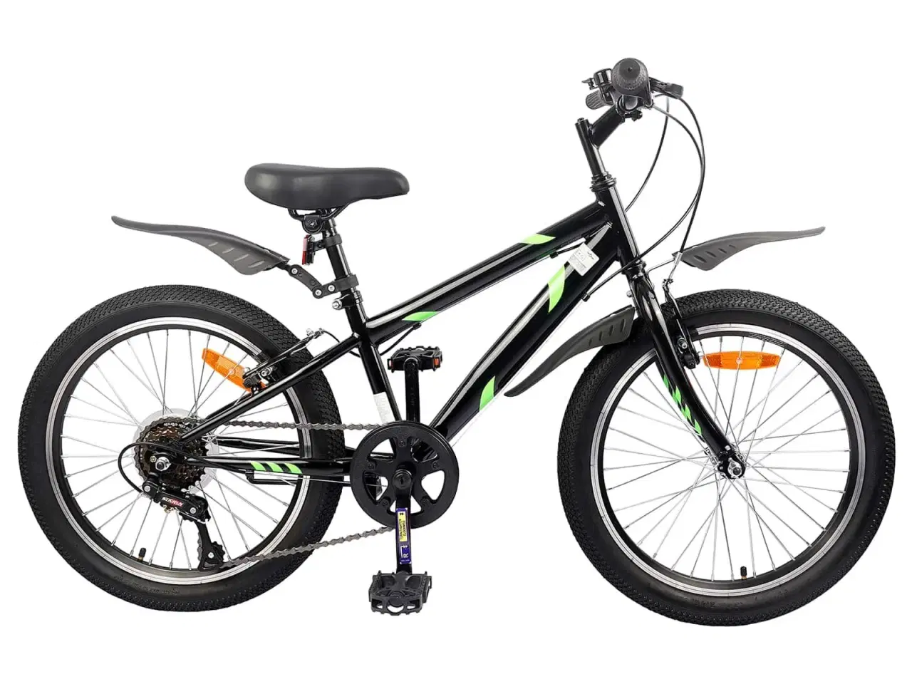 Billede 1 - Børnecykel 20 tommer 6-Speed til børn i alderen 6-11 år Sort