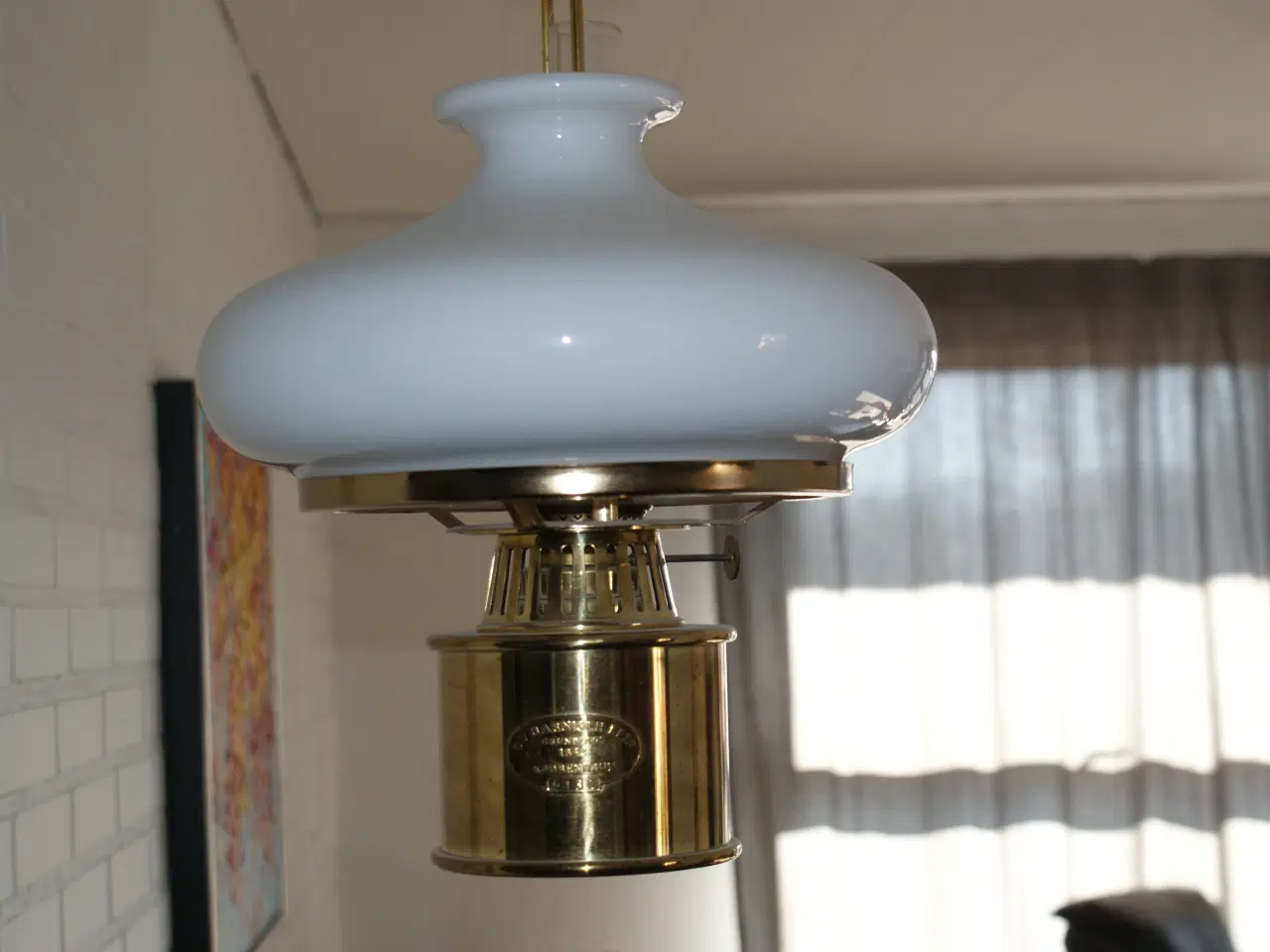 Billede 2 - Messing lampe