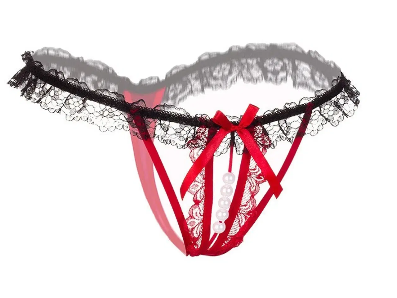 Billede 1 - G-streng trusse med perler L