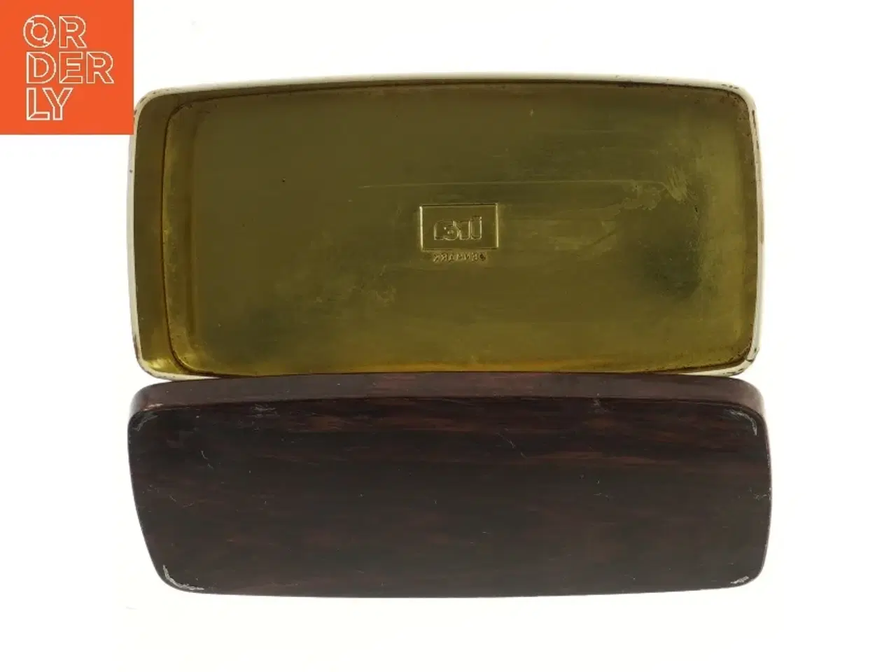 Billede 4 - Vintage metal boks med blomsterdesign fra Ira (str. 24,5x12 cm)