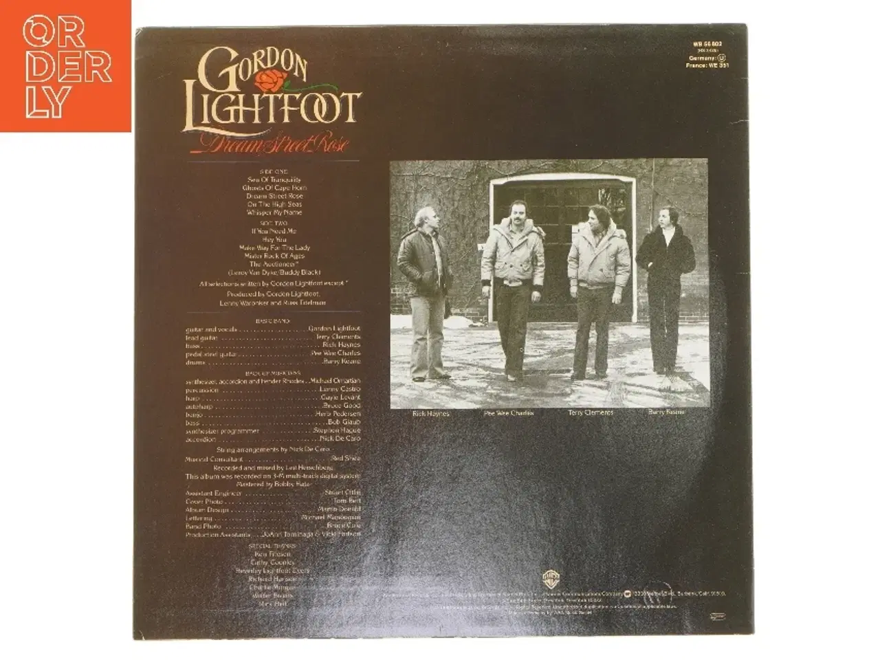 Billede 2 - Gordon Lightfoot 'Dream Street Rose' vinyl LP