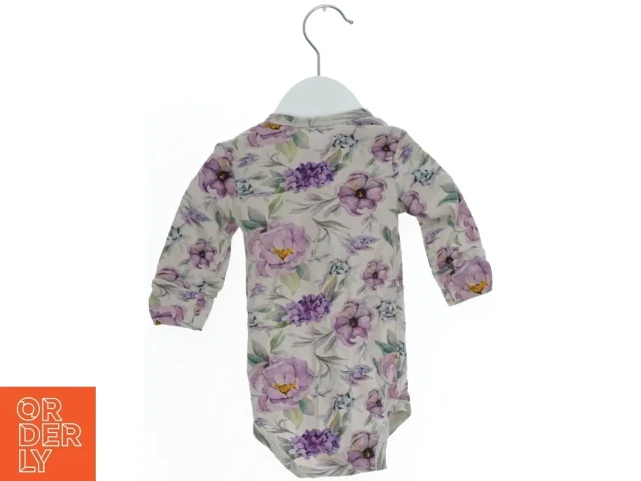 Billede 2 - Blomstret bodystocking til baby fra Müsli (str. 62)
