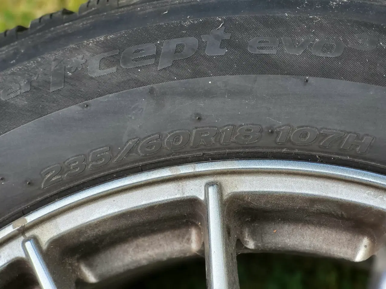 Billede 4 - Fælge med vinterdæk fra Hankook 235/60 R18