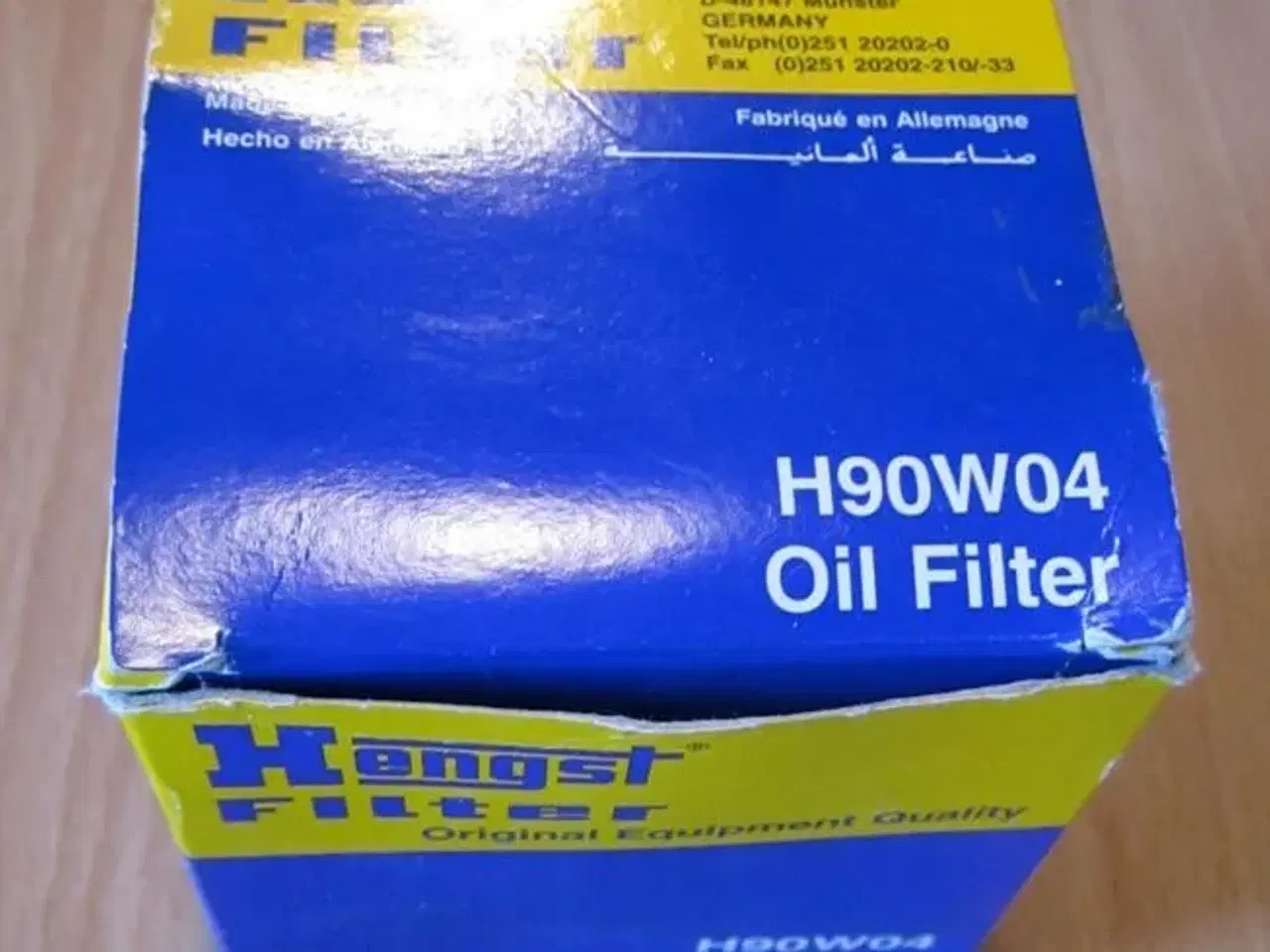 Billede 1 - Hengst H90W04 oil filter