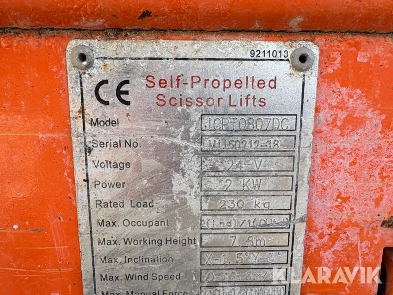 Billede 6 - Sakselift Dingli JCPT0807DC